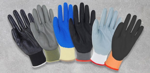Seamless Knit Palm Coated Cut-Resistant Gloves